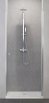 NEW TRENDY Drzwi prysznicowe SUPERIA 90x195 szkło czyste 6mm z powłoką D-0331A - Zdjęcie nr 1